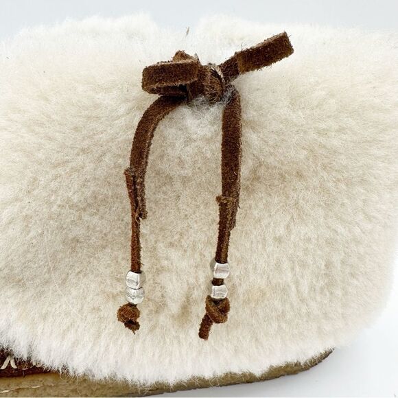 Laidback London Sundance Boot Suede Shearling Shoe Slipper Moccasin Tan Cream‎ - Picture 3 of 15